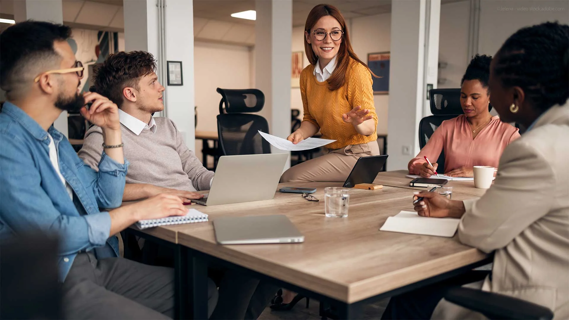 Gruppe von Mitarbeitern